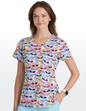 Windy Kitty Scrub Top