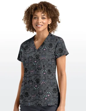 Regal Paws Scrub Top